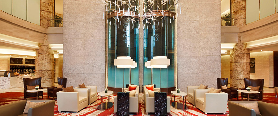 杭州錢江新城萬怡酒店內景