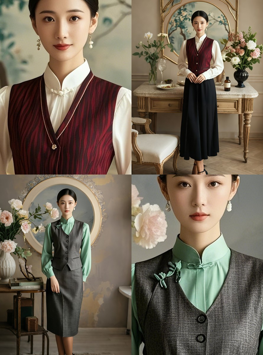 東方雅韻制服圖鑒｜國風美學客服人員制服書籍畫冊