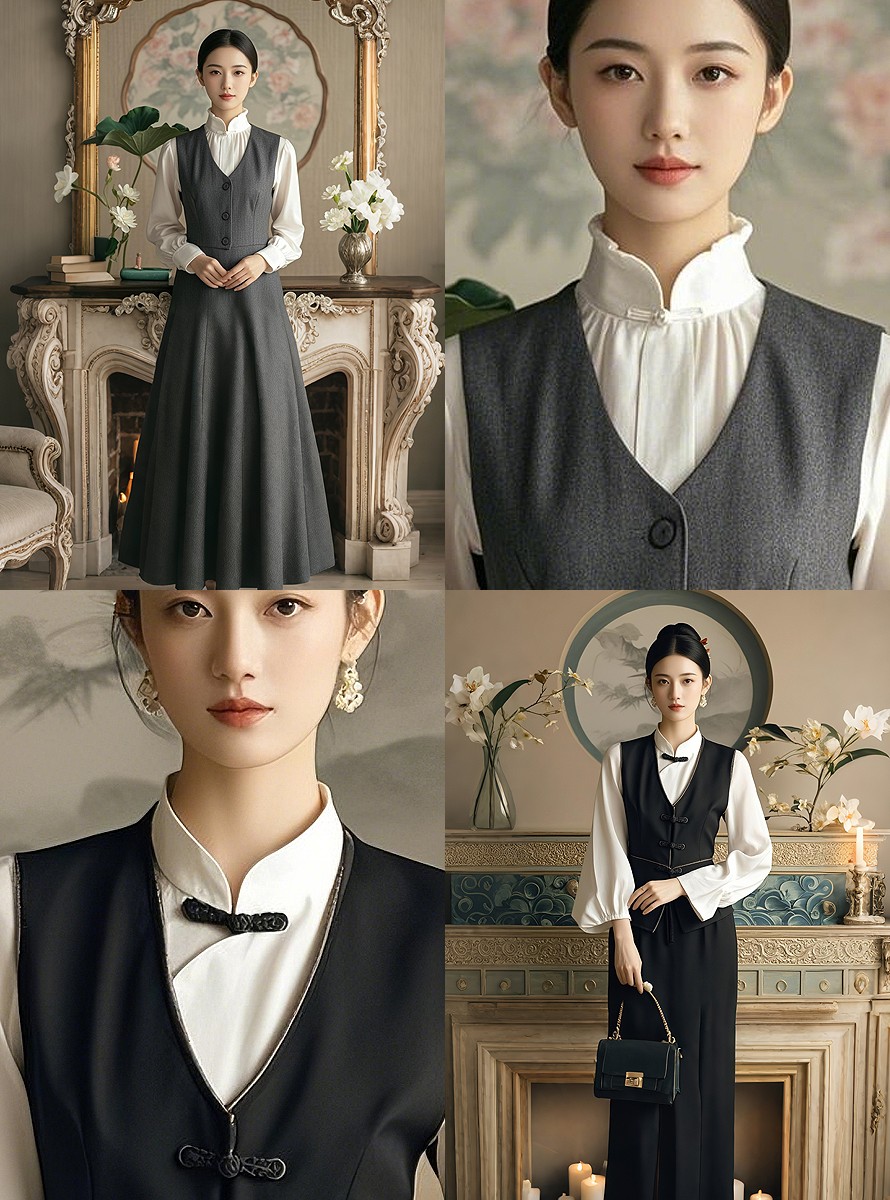東方雅韻制服圖鑒｜國風美學客服人員制服書籍畫冊