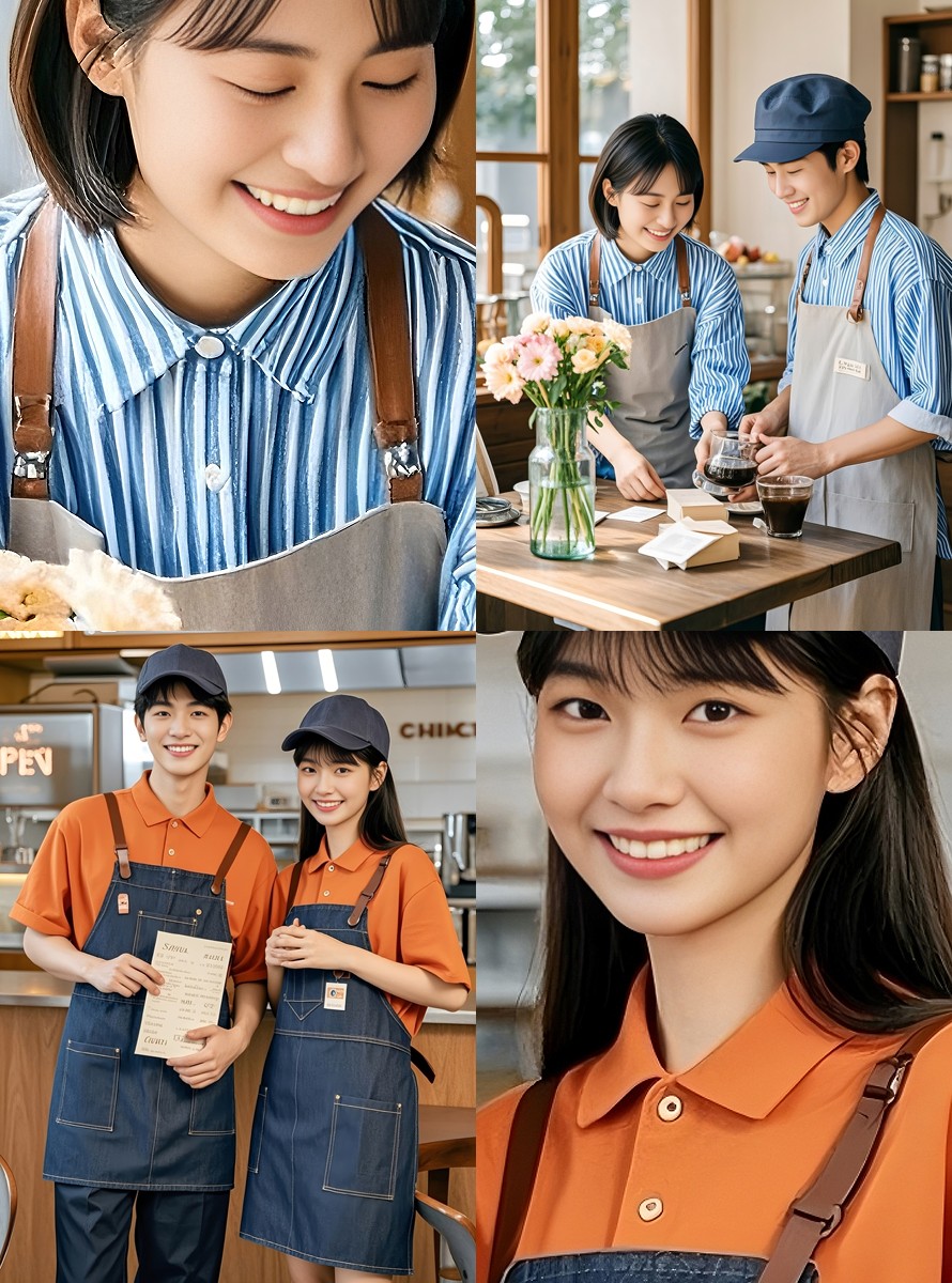 2025-2026夏季餐飲工作服，奶茶工作服，咖啡工作服，蛋糕店工作服，功能美學指南