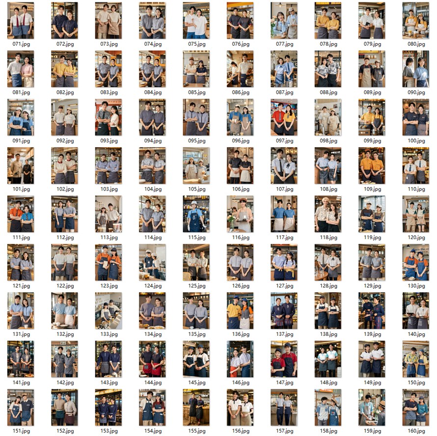 2025-2026夏季餐飲工作服，奶茶工作服，咖啡工作服，蛋糕店工作服，功能美學指南內頁