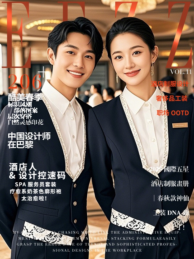 國際五星級酒店職業美學圖鑒VOL.11—春秋季制服款式趨勢圖書