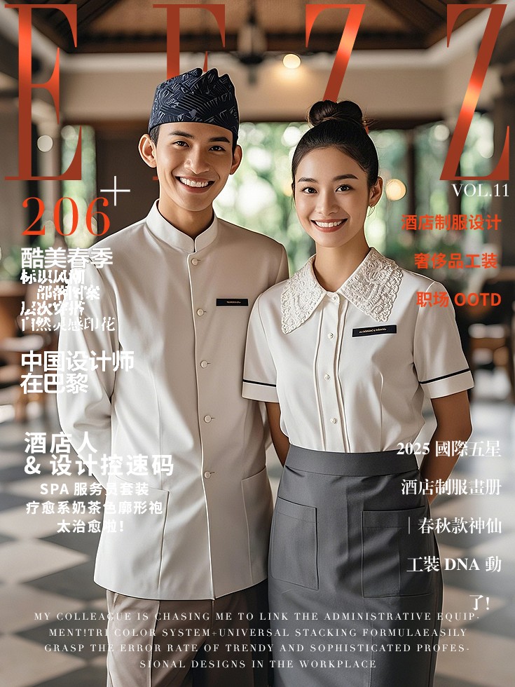 國際五星級酒店職業美學圖鑒VOL.11—春秋季制服款式趨勢圖書