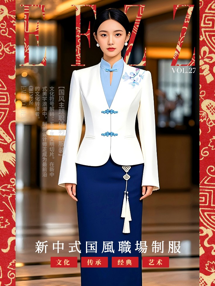 當傳統邂逅職場：新中式國風職場工作服圖鑒