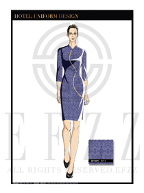 酒店中餐領班制服設計圖115