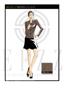 酒店餐廳領班制服設計圖119