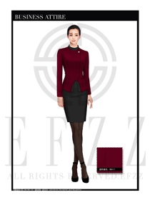 女時尚OL職業(yè)裝設(shè)計圖1083