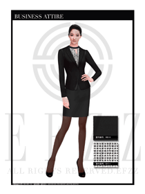 女時尚OL職業裝設計圖1084