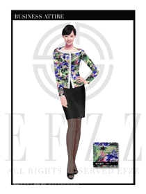 女時尚OL職業裝設計圖1085