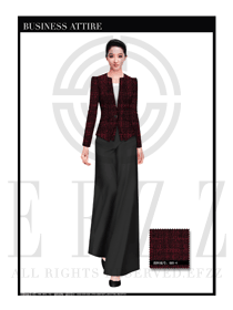 女時尚OL職業裝設計圖1088