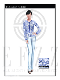 女時(shí)尚OL職業(yè)裝設(shè)計(jì)圖1095