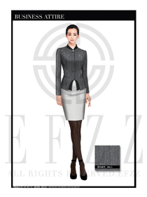 女時尚OL職業裝設計圖1105