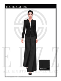 女時(shí)尚OL職業(yè)裝設(shè)計(jì)圖1117