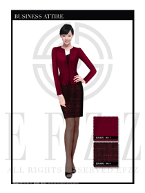 女時尚OL職業裝設計圖1119