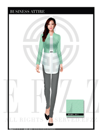 女時尚OL職業(yè)裝設(shè)計圖1138