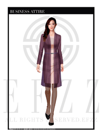 女時尚OL職業裝設計圖1144