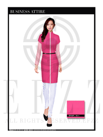 女時尚OL職業(yè)裝設計圖1145