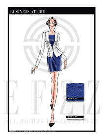 女時尚OL職業裝設計圖1151