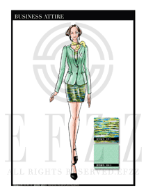 女時尚OL職業裝設計圖1152