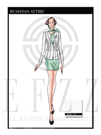 女時尚OL職業裝設計圖1153
