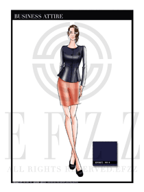 女時尚OL職業裝設計圖1155