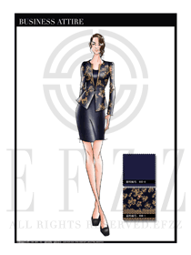 女時尚OL職業(yè)裝設計圖1159