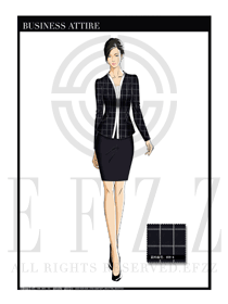 女時尚OL職業裝設計圖1166