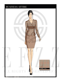 女時尚OL職業(yè)裝設(shè)計圖1172