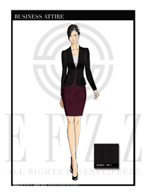 女時尚OL職業裝設計圖1177