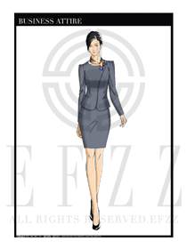 女時尚OL職業裝設計圖1181