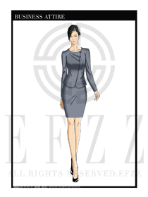 女時尚OL職業裝設計圖1182