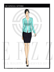 女時尚OL職業裝設計圖1196