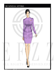 女時尚OL職業裝設計圖1206