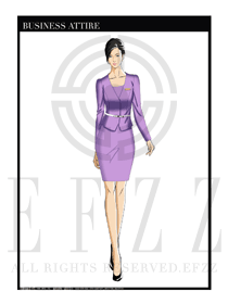 女時尚OL職業裝設計圖1207