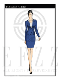 女時尚OL職業(yè)裝設(shè)計圖1210
