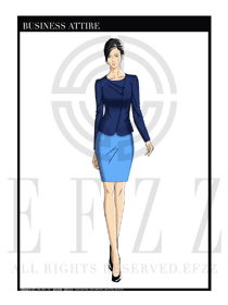 女時尚OL職業裝設計圖1212