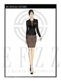 女時尚OL職業(yè)裝設(shè)計圖1216