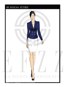 女時尚OL職業裝設計圖1217