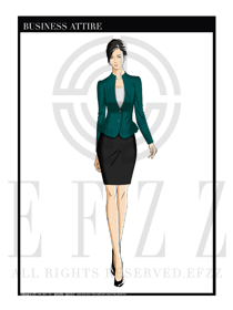 女時尚OL職業裝設計圖1219