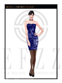 夜總會DJ包房公主服設(shè)計圖729