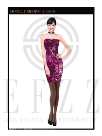 夜場ktv包房公主服設計圖730