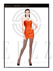 夜總會DJ包房公主服設(shè)計圖749