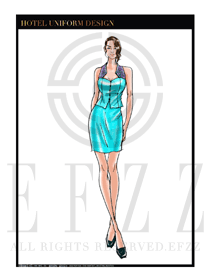 夜場ktv包房公主服設計圖755