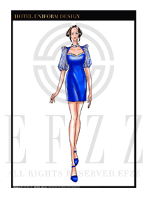 夜總會DJ包房公主服設計圖782