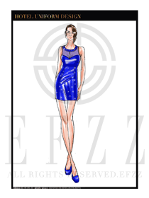 KTV夜場(chǎng)DJ公主服裝設(shè)計(jì)圖784