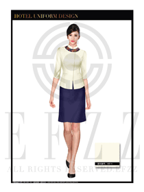 養生休閑會所服務生制服設計圖578