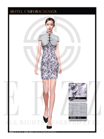 美容SPA會所服務生制服設計圖592