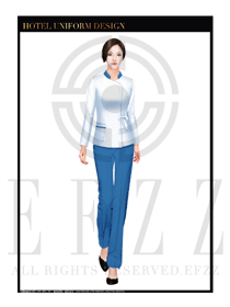 SPA會所服務生制服設計圖593