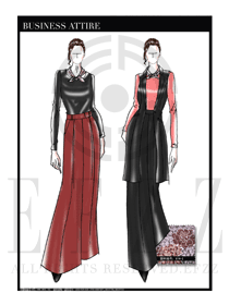女時尚OL職業裝設計圖1245