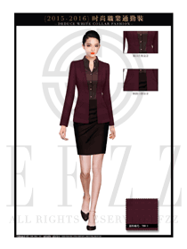OL時尚女秋冬長袖職業(yè)裝設(shè)計(jì)圖1261